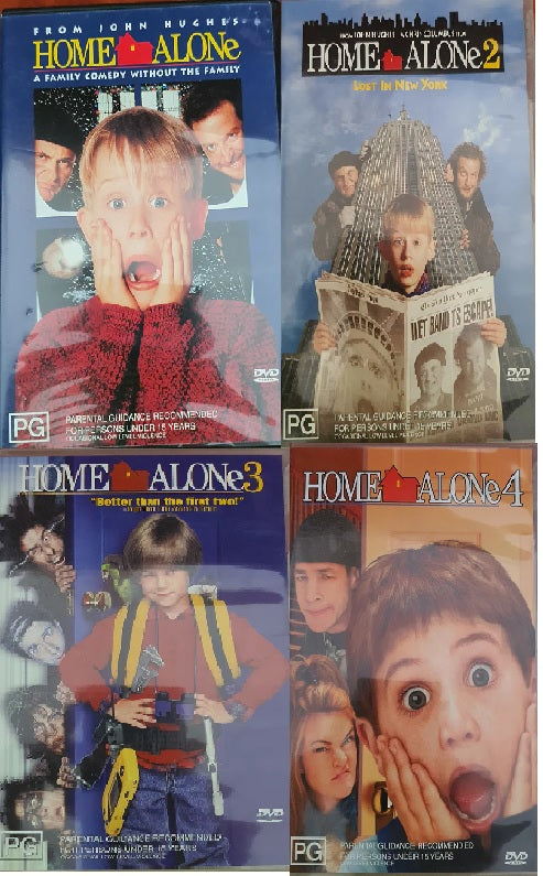 Home Alone 1,2,3 &4 — dvd shop au